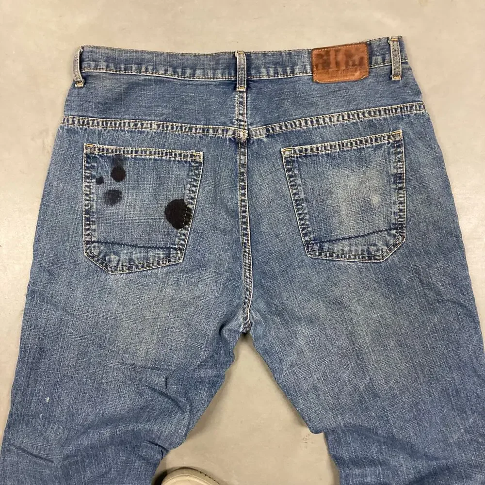 Baggy Y2K distressed nautica Jeans 36x30